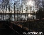 Вид на водоем (озеро Высокое)